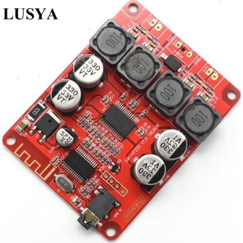 Lusya TPA3118 Bluetooth 5.0 Stereo Receiver Digital Amplifier Board 30W+30W for 4-8ohm Speaker 8~26VDC G3-011