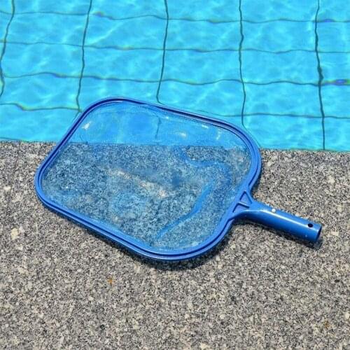 Pool Cleaning Net Heavy Duty Leaf Skimmer Hot Tub Cleaning Tool with Cleaning Brush Hot Tub Accessories Flat Net