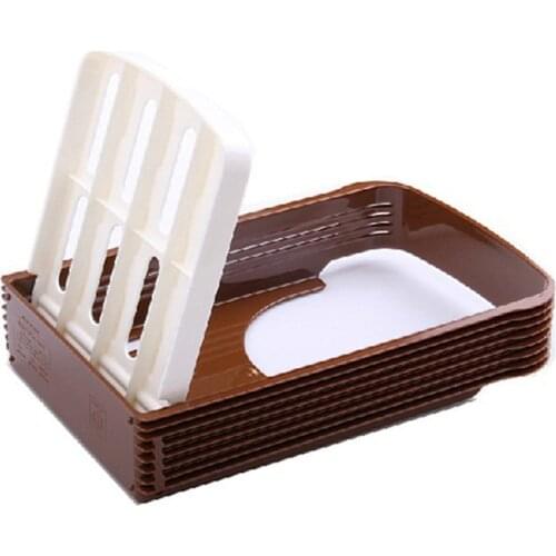 New Top sale Practical Bread kitchen Loaf Toas tslicer Cutter Kitchin Bakeware Tool Random Color Brotschneider Pan de corte