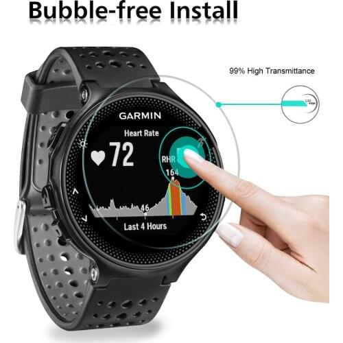 For Garmin Forerunner 220 / 230 / 235 / 620 / 630 735 Tempered Glass screen protection film 9H LTE 2.5D film Anti-scratch cover