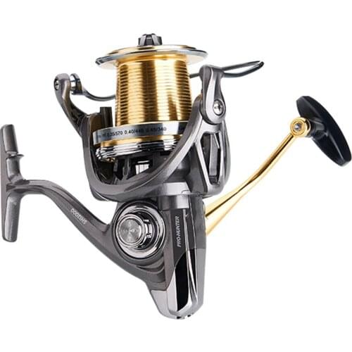 Fishing Reel Far Cast Wheel 10000/12000 Series Metal Carp Reel 4.6:1 High Speed Lightweight 20KG Max Drag Power Spinning Reel