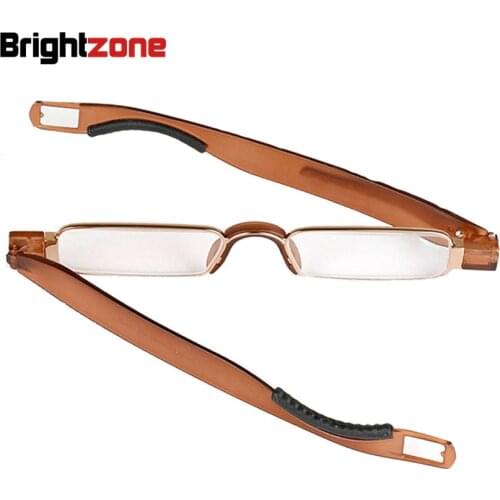 Portable 360 Degree Rotation Folding Reading Glasses Men Women Foldable Glass Presbyopic Glasses +1.0 to+4.0