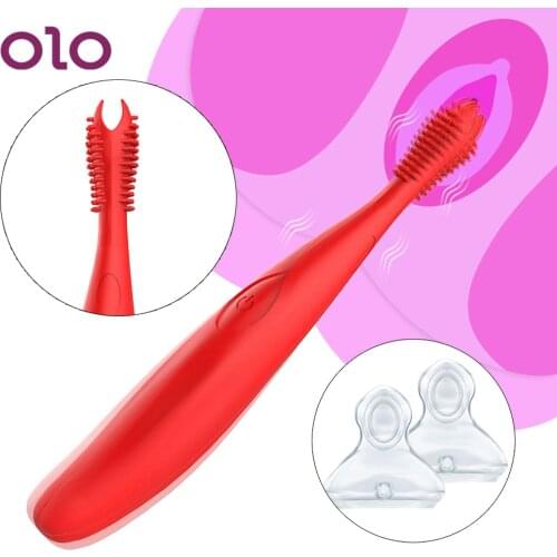 OLO High Frequency Vibrator Brush Stick Orgasm Vibrator 10 Speed G-spot Massage Clitoris Vagina Stimulate Sex Toys for Woman