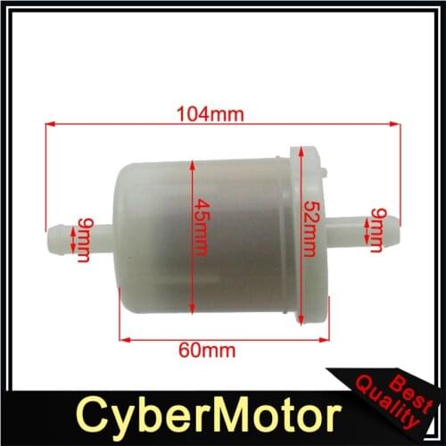 Fuel Filter For Kubota 12581-43012 BX22D BX23D BX24D BX25 BX1870 BX1860 BX1850D BX1830D BX1800D BX1500D BX2200D BX2230D BX2350D