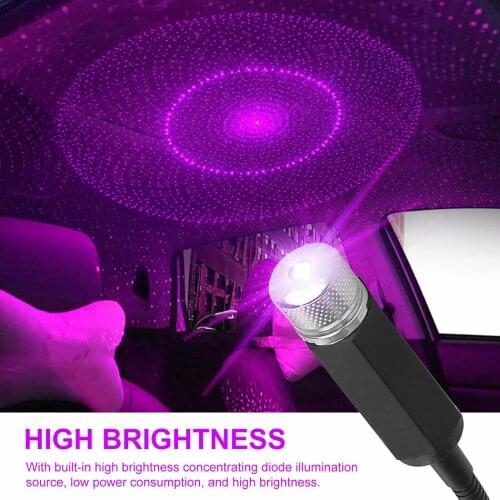 Roof USB Projection Lamp Star 1 A Trim 1 W USB 5 V Atmosphere Car Decor