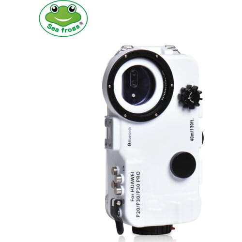 IPX8 Bluetooth Control Diving Phone Housing For HUAWEI P30 Pro Waterproof Underwater Protective Cover For HUAWEI P30 P20 Case