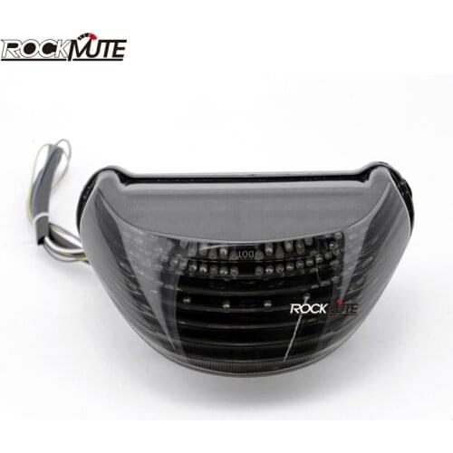 Motorcycle Integrated LED Rear Tail Light Brake Turn Signal Blinker Lamp Smoked For Kawasaki ZX-12R ZX12R 2005 2006 2007