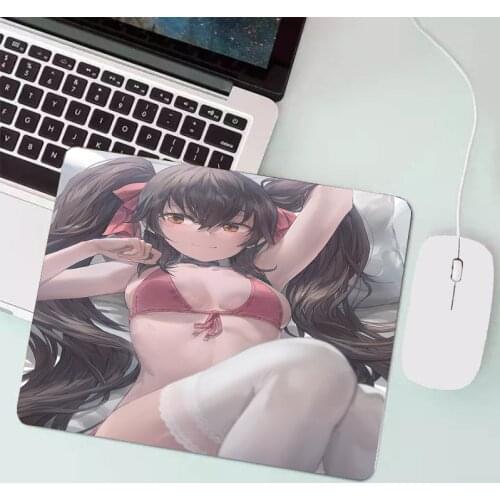 Top quality new cute sexy kawaii girls custom laptop game player mouse pad best-selling wholesale gaming keyboard mouse pad