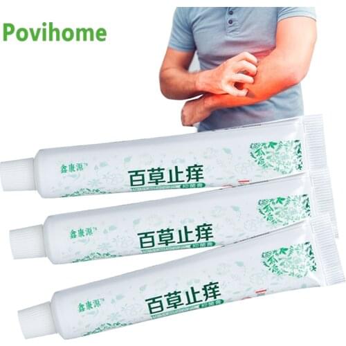 1/2/3Pcs Anti-itch Ointment Antibacterial Dermatitis Pruritus Eczema Psoriasis Cream Chinese Herbal Medical Plaster Skin Care