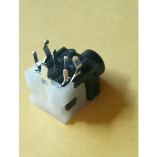 10pcs Phone Jack Diameter 3.5 mm 7 pin audio socket TRS Socket Receptacle Audio Jack Right Angle Through Holes PCB 3 poles