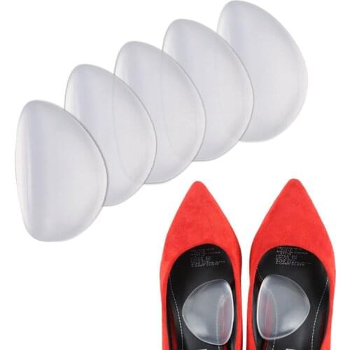 2 Pcs Clear Silicone Gel Arch Support Shoe Inserts Foot Wedge Cushion Pads Pain Relief Flat Feet Insoles Corrector for Women Men