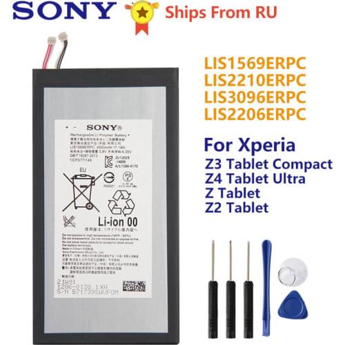 Original Sony Battery LIS1569ERPC For SONY Xperia Z3 Tablet Z4 Tablet Ultra SGP712 SGP771 Tablet Z Tablet Tablet Z2 SGP541CN
