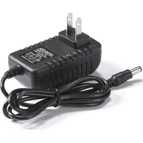 America European 5.5x2.5mm 2.1mm DC Power Adapter 5V 6V 9V 12V 2A power supply eu us AC Power charger for Monitoring 1M cable