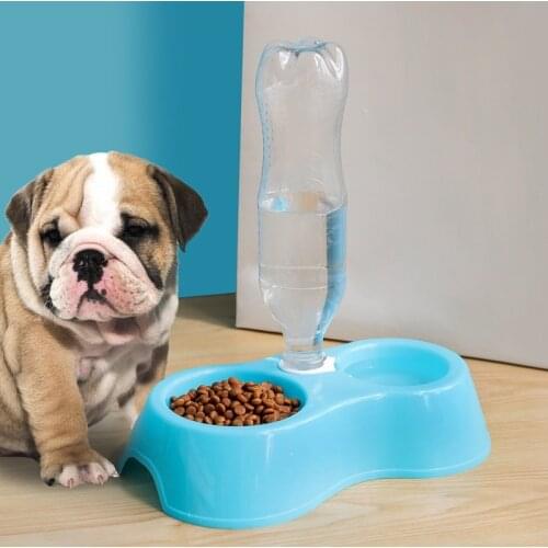 Automatic Drink Water Grain Bowl Feeder Creative Bite Resistant Pet Dogs Feeders Portable Cats Water Feeding Bowls Pet Supplies