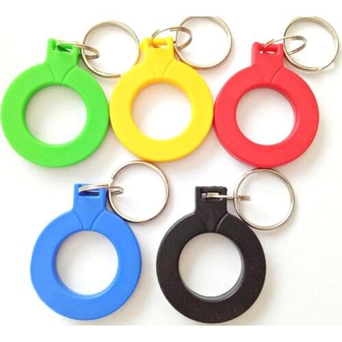 10PCS/lot RFID Keytags 13.56 MHz Rfid Key Fobs Keychains NFC Tags ISO14443A MF Nfc Access Control Keycard Token