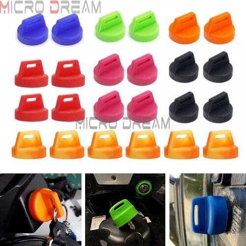 Ignition Key Cover Keyswitch Silicone Rubber Protector ATV UTV Quad Car Key Fob for Polaris Ranger RZR XP Sportsman Trail Boss