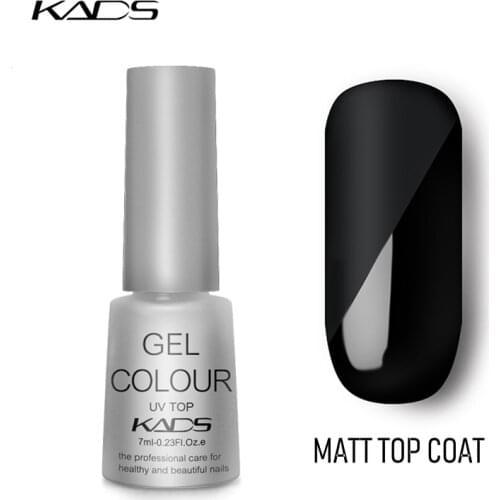 7ml Matt Top Coat gel Lacquer Long-lasting Soak-off LED UV Gel Primer Gel Varnish Manicure Gel Polish for DIY Nail Decoration