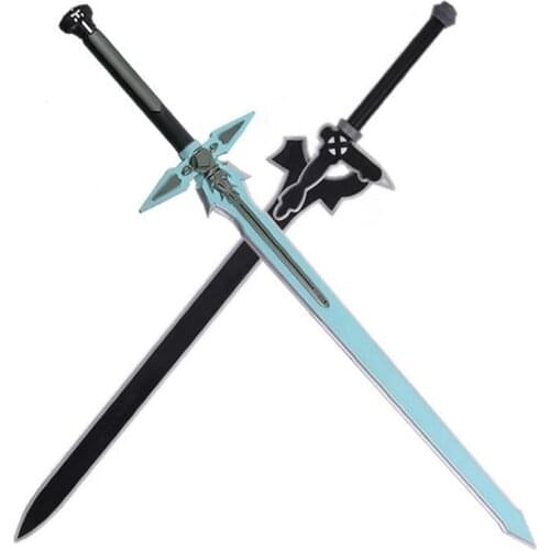 Sword Art Online Cosplay Kirito Sword Weapons Props Sao Rubber Elucidator Dark Repulser Katana Espada Knfie Weapon Toy For Teen