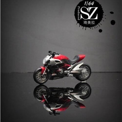 1/64 motorcycle model scene layout decoration ornaments collection toys