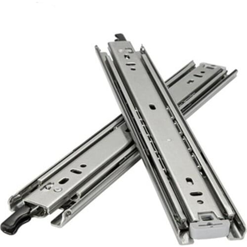 51mm Width 68kg Guide Rail Fully Extended Ball Bearing Industrial Heavy Drawer Slide