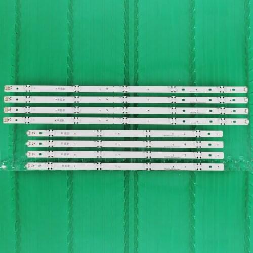 New kit) 8 PCS(4*A 4*B)LED backlight strip for LG TV 49UF6407 LGE_WICOP_49inch_UHD_REV06_A LGE_WICOP_49inch_UHD_REV06_B NC490