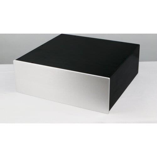 All Aluminum Industrial Control Box Of Computer Bile Machine Front Power Amplifier Aluminum Case Size W430 H150 D408