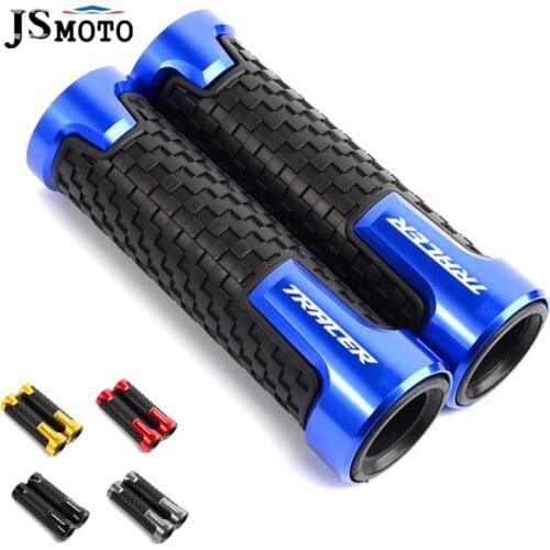TEACER Logo Motorcycle CNC Handlebar Hand Grips Handle Bar End Grip For YAMAHA Tracer 900 Tracer 700 GT MT09 MT-07 FZ 09 FZ 07