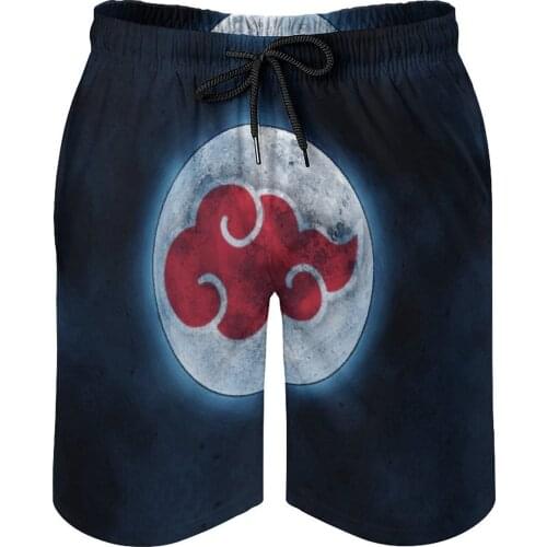 Summer Men Causal Short Breathable Quick Dry Casual Cloud R340 Basketball Akatsuki (8) Male Shorts
