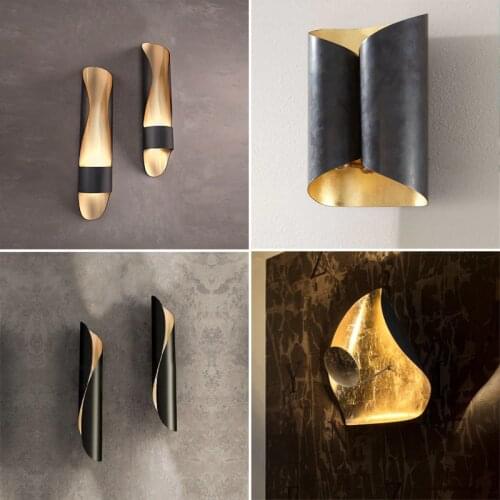 Nordic Wall lamps Modern sconce wall light fixture Stairway LED Light In Post-modern Rustic Antique Edison Glass Spherical Shape