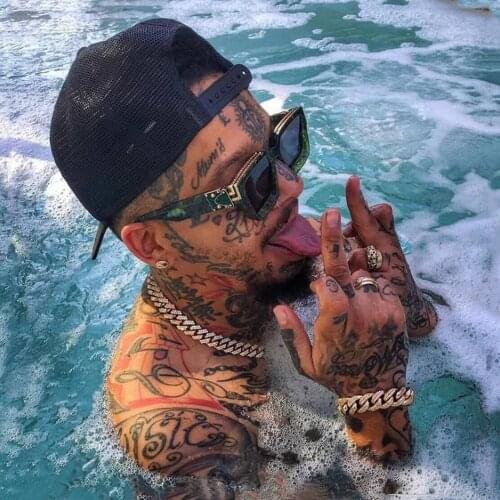 Internet Celebrity Inspired Large Frame Sunglasses Womens Millionaire Fashion Fashion Sunglasses Mens Sunglasses