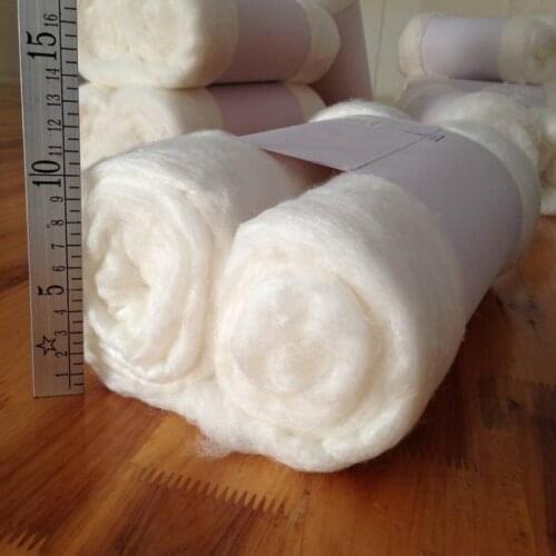 Factory Sales Natural 100% Mulberry Silk Wadding for Quilt Pillow 500g