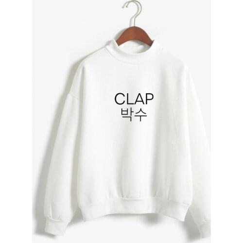 Women Kpop Seventeen Hoodies Female Korean Letters Sweatshirt Autumn Winter 17 Clap Album Harajuku Korean Group Fans Pullover