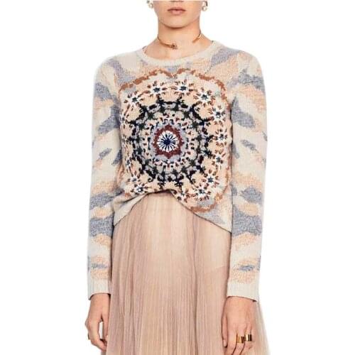 KIYUMI Sweater women Beige crew neck long sleeve Slim pullover autumn winter warm jumper 2019 fashion new Sweater tops