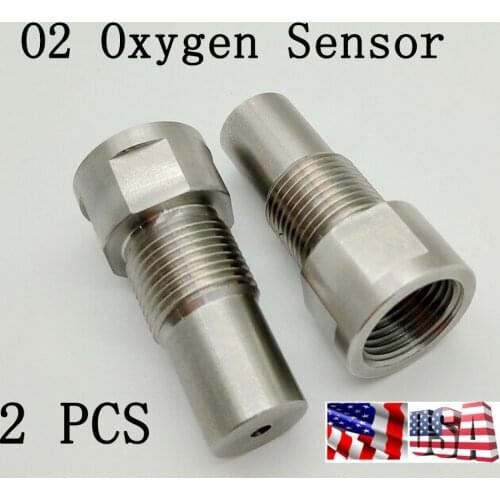 2Pcs O2 Oxygen Sensor Extension Extender Adapter Spacer M18X1.5 For Car CEL Fault U.S. shipping