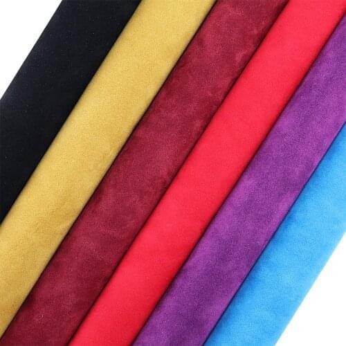91x135cm Yard Both Side Velvet Leather Fabric Suede Synthetic Leather For Bag Bows DIY Home Decoration KY006