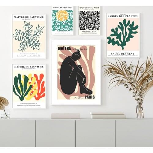 Abstract Matisse Fauvism Botanical Garden Wall Art Canvas Painting Nordic Posters And Prints Wall Pictures For Living Room Decor