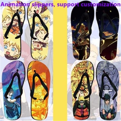 Animation And Game Printed Flip Flops, Various Animation Patterns Can Be Customized, Popular Games Such As GENSHIN IMPACT