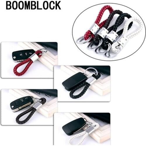 Car-Styling 1Pcs Stainless Steel Car Key Ring for Abarth Fiat 500 BMW E60 E36 E34 Mercedes Benz W204 Volvo XC90 V70 Accessories