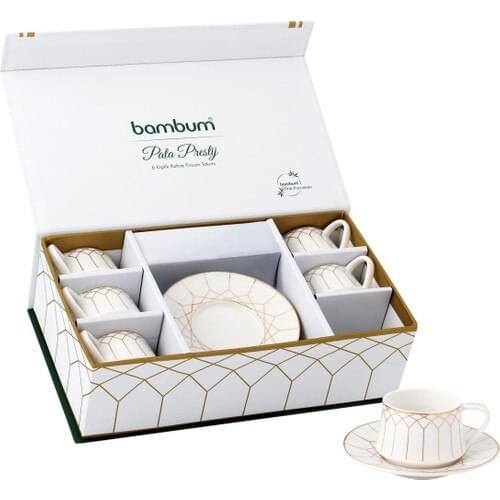 Bambum Pata Prestige 6 Personality Porcelain Turkish Coffee Cup Pad
