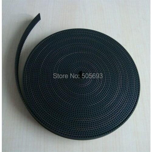 Free shipping rubber gt2 Open Timing Belt 6mm width 5meter length for timing pulley 3D printer