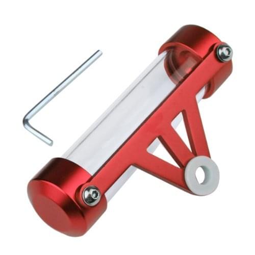 Secure Motorcycle Motorbike Tube Tax Disc Cylindrical Holder Red Waterproof