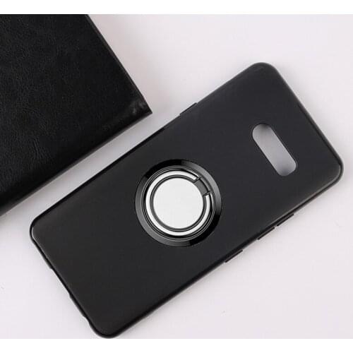 For LG G8X ThinQ Back Ring Holder Bracket Phone Case Cover Phone TPU Soft Silicone Cases for LG V50s ThinQ