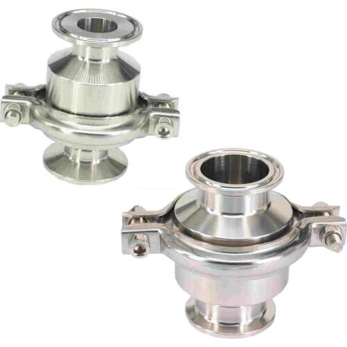 Fit Pipe OD 3/4" 1" 1.5" 2" x Tri Clamp 1.5" 2" 304 Stainless Sanitary Check Valve Non-Return Valve For Home Brew Beer