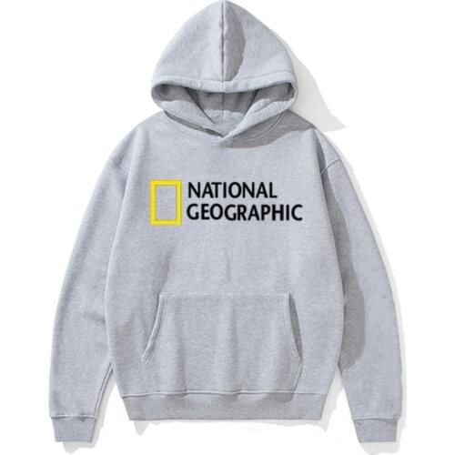 National Geographic Hoodies Mens Survey Expedition Scholar Top Hoodie Mens Fashion Outdoor Clothing Funny Sweatshirt Pullover