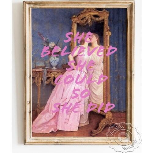 Auguste Toulmouche Exhibition Museum Art Prints Poster, Vanity Vintage Art Canvas Painting, Classical Wall Picture Home Decor