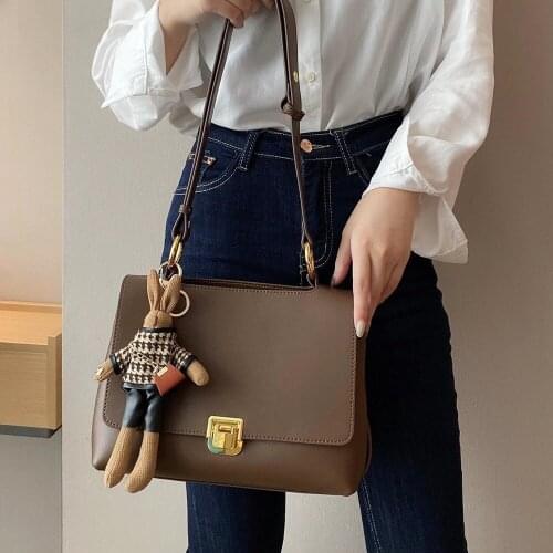 Cowhide Retro Temperament One-shoulder Diagonal Handbag Summer Business Commuting Casual Fashion Trend All-match Leather Handbag