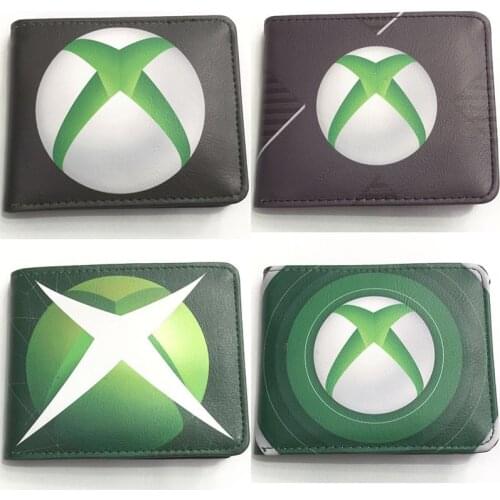Hot new games XBOX wallets playstation men leather purse with card holder zipper coin pocket creative gift kids short wallet