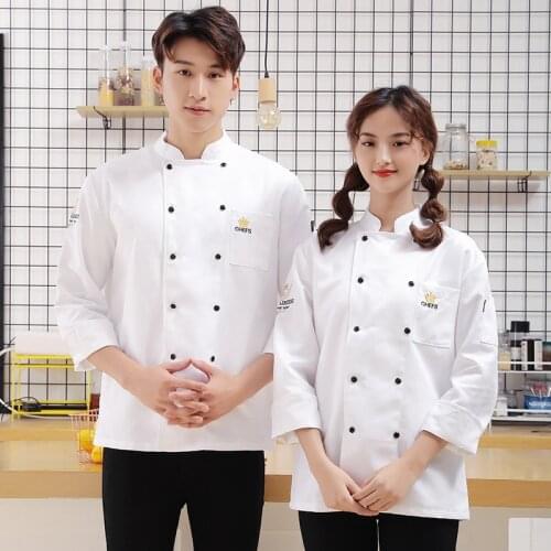 New Chef Uniform Camouflage Kitchen Restaurant Work Wear Chef Clothes Unisex Catering Overalls Bakery Cafe Food Service