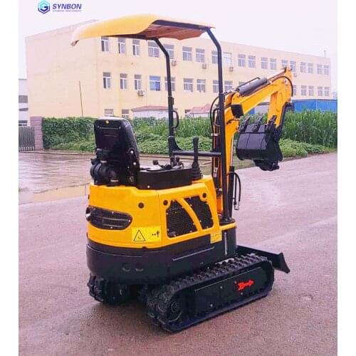 SYNBON SY601 1.0Ton New Mini Crawler Excavator Small Digger Small Earthwork Civil Engineering Machinery