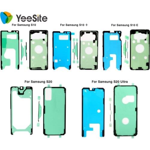 Original Back Cover Glue Screen Glue Frame Glue Battery Cover Glue Suitable For Samsung S10/S10 Plus/S10 E/S20/S20 Ultra